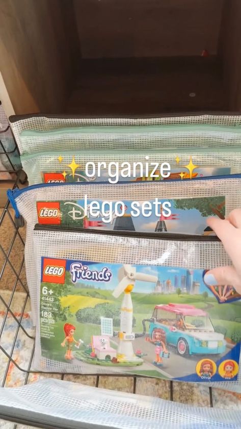 Organizing Lego Sets, Storing Lego Sets, Organize Lego Sets, How To Organize Lego Sets, Lego Kit Storage Ideas, How To Store Lego Sets, Lego Station Ideas, How To Organize Legos, Store Lego Sets