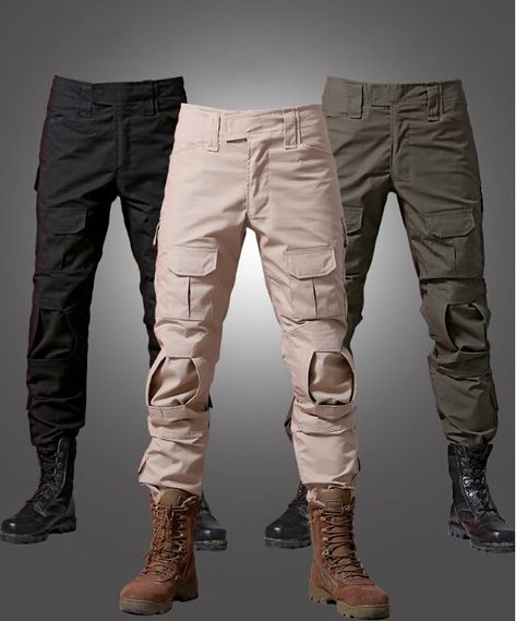 Military Fashion Menswear, Slim Fit Cargo Pants Men, Urban Tactical, Military Inspired Fashion, Celana Kargo, Mens Tactical Pants, Slim Fit Cargo Pants, Job Clothes, Mens Smart Casual Outfits