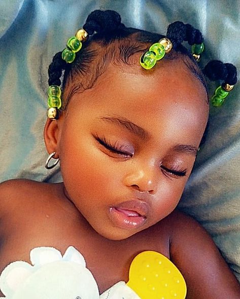 Cute Baby Hairstyles, Infant Hairstyles, Aubrey Hair, Hairstyles With Beads, Black Baby Hairstyles, Black Baby Girl Hairstyles, Baby Girl Black, Baby Girl Hairstyles Curly, Baby Curls