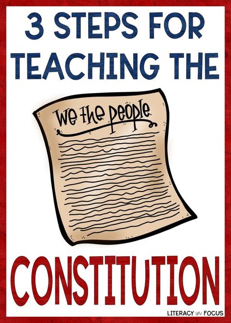 Constitution Lesson Plans Elementary, Constitution Activities For Kids, Teaching Constitution, Constitution Activities, Teaching Government, 4th Grade Social Studies, 5th Grade Social Studies, Curriculum Mapping, Social Studies Classroom