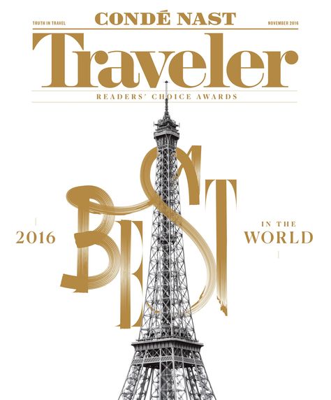 With the Eiffel Tower as our November issue cover star, we celebrate the City of Light—just one of our readers' favorite things, revealed in the 2016 Readers' Choice Awards. Travel Magazine Cover, Conde Nast Traveler Magazine, Magazine Cover Ideas, Costco Travel, Japanese Travel, Magazine Layout Design, Travel Magazine, Magazine Cover Design, Conde Nast Traveler