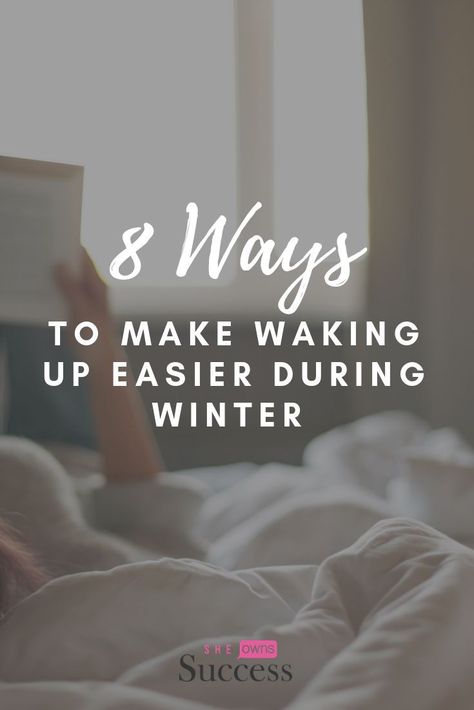 Tired of feeling tired in the mornings? Then here are 8 simple tips that will make waking up much easier on those cold winter mornings. #sheownssuccess #habits #personaldevelopment #morningroutine Winter Beauty Tips, Beauty Tips In Urdu, Winter Wellness, Not A Morning Person, Beauty Hacks Skincare, Beauty Habits, Beauty Routine Tips, Healthy Lifestyle Habits, Beauty Guide