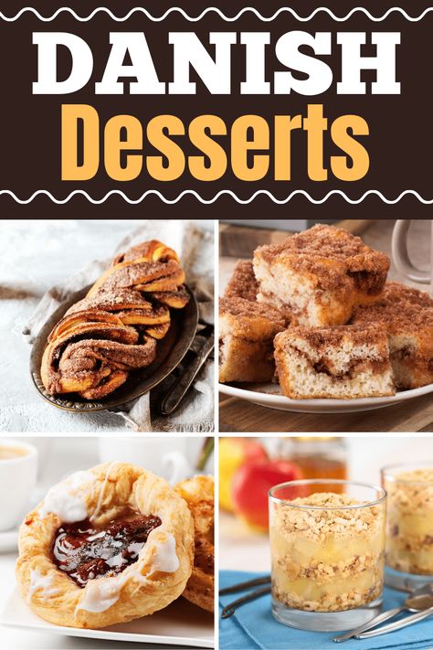 Copenhagen Pastry Recipe, Danish Deserts, Swiss Dessert Recipes, Danish Desserts Traditional, Danish Baking, Scandinavian Pastries, Danish Baking Recipes, Danish Desserts, Easy International Desserts