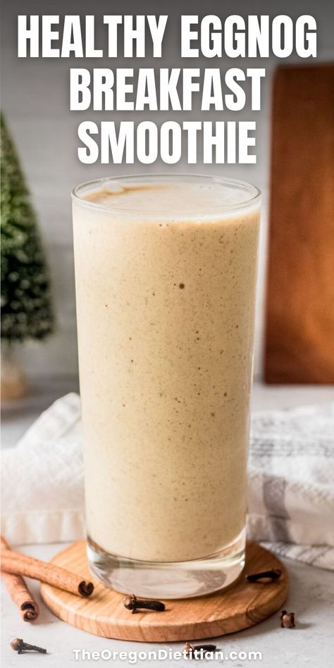 Start your day with this delicious, creamy eggnog breakfast smoothie! This healthy twist on a holiday classic is perfect for fueling your mornings while delivering the cozy flavors of eggnog. Made with wholesome ingredients, it's a protein-packed treat that tastes indulgent without the guilt. Ready in minutes, it's a great on-the-go option for busy mornings. Try this festive breakfast smoothie today! 🎄 #HealthyBreakfast #BreakfastSmoothie #HolidayRecipe #ProteinSmoothieRecipes Eggnog Smoothie Healthy, Winter Smoothie Recipes Healthy, Eggnog Protein Shake, Eggnog Smoothie, Winter Smoothie Recipes, Eggnog Breakfast, Healthy Eggnog, Hot Smoothie, Festive Breakfast