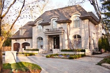 French Chateau - traditional - exterior - toronto - David Small Designs Small French Chateau, French Chateau House Plans, French Chateau House, French Chateau Style Homes, French Chateau Homes, Chateau House Plans, Chateau House, French Chateau Style, French Country Exterior