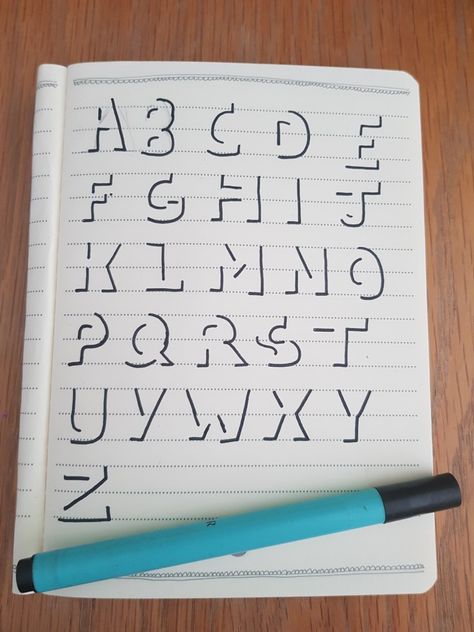 Ghost Writing Font, Cute Aesthetic Handwriting, Ghost Font Alphabet, Hand Writing Styles Alphabet Font, Aesthetic Writing Font Alphabet, Filipino Lettering Design, Fonts Ideas Alphabet, Ghost Lettering Alphabet, Alphabet Fonts Simple