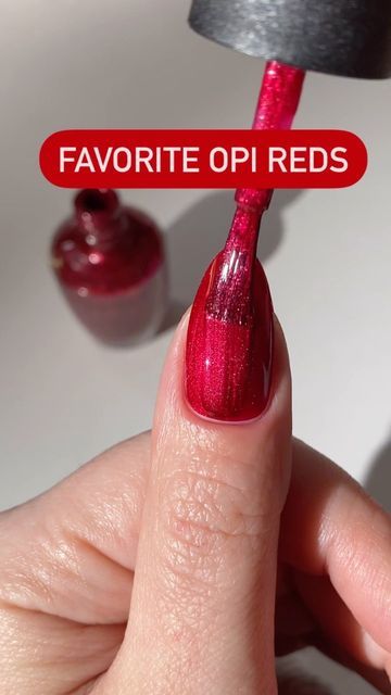 Opi Got The Blues For Red, Opi Red Colors, Opi Red Nails, Red Nail Inspo, Pink Wednesday, Opi Red, Digital Content Creator, Wednesday Friends, Nails Opi