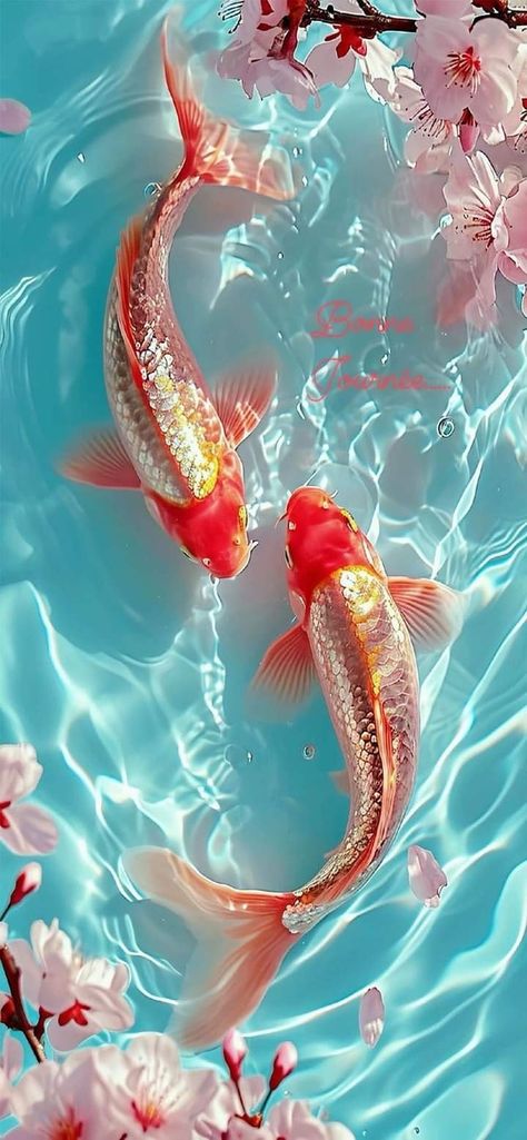 Koi Fish Wallpaper Aesthetic, Koi Fish Aesthetic, Fish Wallpaper Iphone, Koi Fish Wallpaper, Koi Wallpaper, Beautiful Universe, Coy Fish, Cool Galaxy Wallpapers, 4 By 4