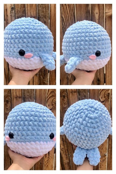 Crochet Whale Amigurumi Free Pattern, Crochet Patterns For Beginners Amigurumi, Quick Crochet Projects Amigurumi, Free Whale Amigurumi Pattern, Crochet Whale Pattern Free Chunky Yarn, Easy Crochet Whale Pattern Free, Crochet Patterns Whale, Free Whale Pattern, Free Crochet Squish Patterns