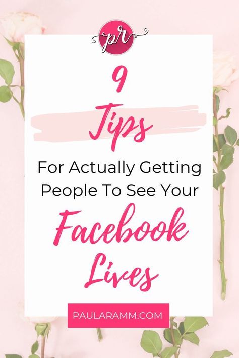 9 Tips for Getting People to Actually See Your Facebook Lives Marketing Agency Social Media, Agency Social Media, Facebook Marketing Strategy, Social Media Marketing Strategy, Video Marketing Strategies, Network Marketing Tips, Attraction Marketing, Money Makers, How To Use Facebook