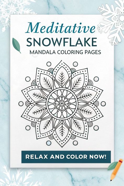 10 snowflake mandala ornament coloring pages filled with intricate designs and festive vibes, great for the holiday season. Christmas Mandala Drawing, Christmas Ornaments Coloring Pages, Ornaments Coloring Pages, Mandala Christmas Ornaments, Christmas Ornaments Coloring, Ornament Coloring Pages, Christmas Coloring Printables, Ornament Coloring, Snowflake Mandala