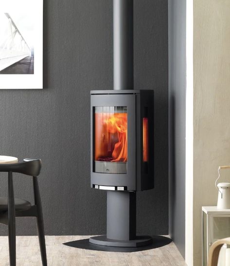 Rockymountainstove.com Small Wood Burning Stove, Wood Burner Fireplace, Wood Burning Stoves Living Room, Log Burner Living Room, Modern Wood Burning Stoves, Modern Stoves, Wood Burners, Wood Stove Fireplace, Brick Fireplace Makeover