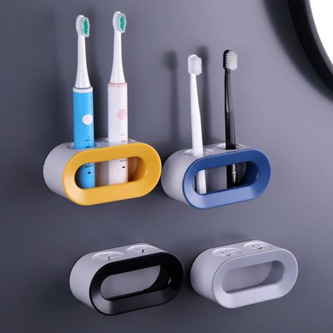 Smarter Shopping, Better Living! Aliexpress.com Tooth Brush Holder, Wall Mounted Toothbrush Holder, Toothbrush Organization, Electric Toothbrush Holder, Toothbrush Holder Wall, Space Saving Bathroom, Toothbrush And Toothpaste Holder, Toothbrush Storage, Toothpaste Holder