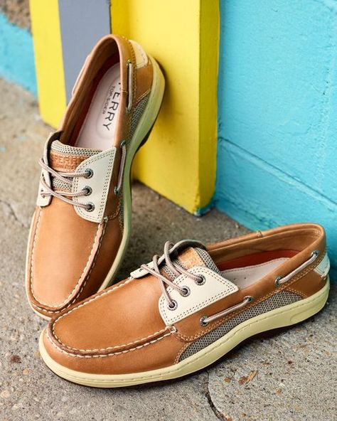 Sperry on Instagram: "Reel in the big ones! Or just look as if you do with the Sperry Billfish. Classic boat shoe styling, airy mesh panels, and non marking outsoles make this shoe an icon for land or sea. #Billfish #boatshoes" Shoe Styling, Still Life Pictures, Classic Boat, Sperry Women's, Womens Boat Shoes, Instagram Reel, Classic Boats, Boat Shoe, Boots Sneakers