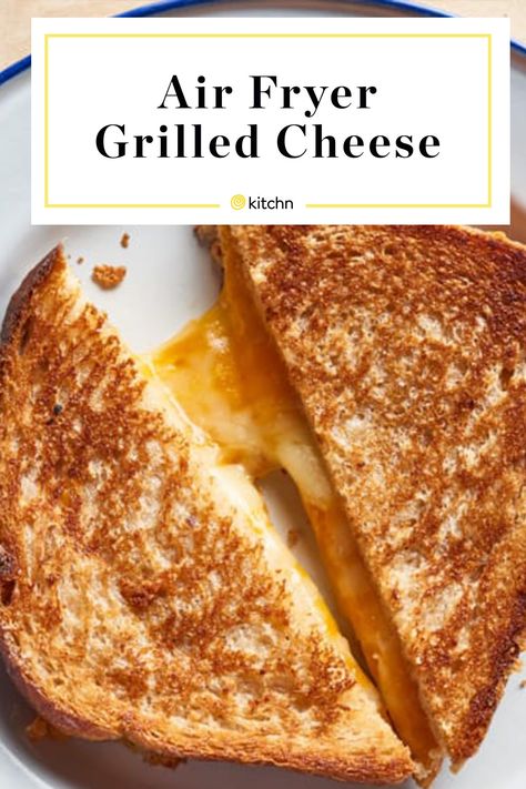 Toaster Grilled Cheese, Air Fryer Toasted Cheese Sandwich, Toaster Oven Grilled Cheese, Air Fryer Grilled Cheese Sandwich, The Perfect Grilled Cheese, Baked Grilled Cheese, Air Fryer Grilled Cheese, Toasted Sandwich Recipes, Cuisinart Toaster