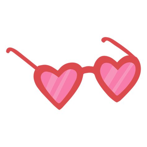 Heart Sunglasses Illustration, Heart Sunglasses Tattoo, Heart Sunglasses Drawing, Heart Glasses Aesthetic, Glasses Drawing, Glasses Png, Graphic Desi, Heart Shaped Glasses, Heart Glasses