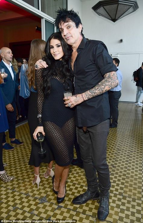 Fishnet Turtleneck, Tommy Lee Motley Crue, Brittany Furlan, Fall Baddie, Black Dress Red Carpet, Black Dress Shirt, Vince Neil, Heather Locklear, Motley Crüe