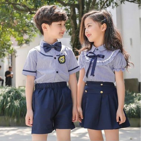 British School Uniform, Student Outfit, Kids Fashion Casual, Dress Box, Outfit Suit, School Uniform Kids, Kids Uniforms, Ulzzang Kids, Skirt Shorts