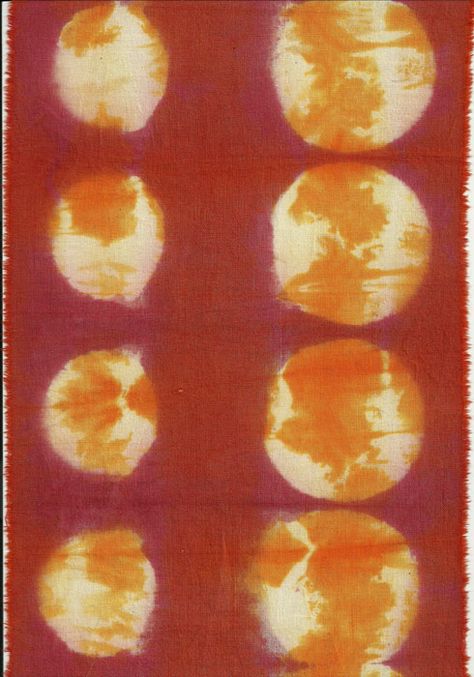 Sun Dyeing Fabric, Circular Objects, Sun Illustration, Color Board, Burnt Red, Colour Board, Cotton Muslin, How To Dye Fabric, Muslin Cotton