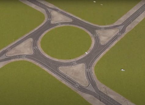 Cities Skylines Layout Ideas, Road Intersection, City Skylines Game, Minecraft Ps4, Fantasy City Map, City Grid, City Maps Design, Cities Skylines, Midnight City