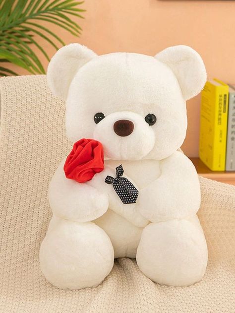 Valentines Birthday Party, Teddy Bear Images, Teddy Bears Valentines, Kids Dolls, Android Wallpaper Art, White Teddy Bear, Teddy Bear Gifts, Stuffed Bear, Teddy Bear Doll