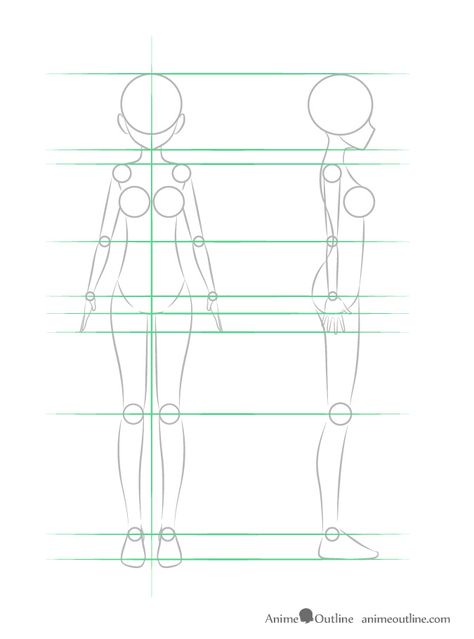 Draw Female Body, Drawing Anime Bodies, How To Draw Anime, Drawing Female Body, Anime Body, Body Tutorial, Dating Ideas, Tree Drawings Pencil, Body Structure