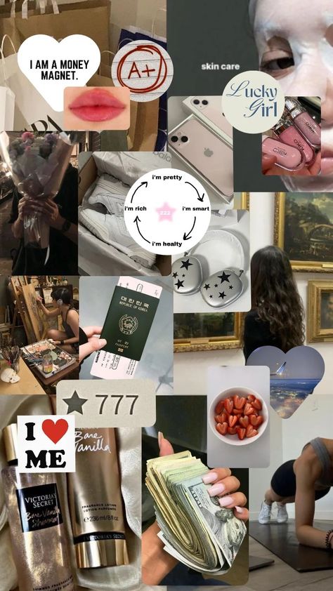 Vision Board Sample, Vision Bored, Board Wallpaper, Vision Board Wallpaper, Victoria Secret Fragrances, Fragrance Lotion, Wallpaper Photo, Vision Board Manifestation, Board Inspiration