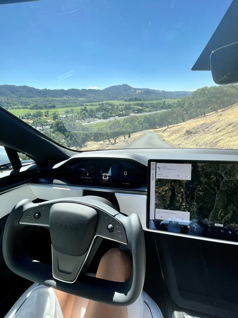 Plaid Aesthetic, Car Gif, Film Camera Photography, Tesla Owner, Interior View, Luxury Car Interior, Tesla Car, Tesla Model X, Car Aesthetic