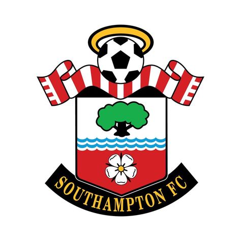 Southampton FC logo on transparent background English Football Teams, Brighton & Hove, Benfica Wallpaper, British Football, Southampton Fc, Premier League Teams, Team Badge, Soccer Logo, Football Team Logos