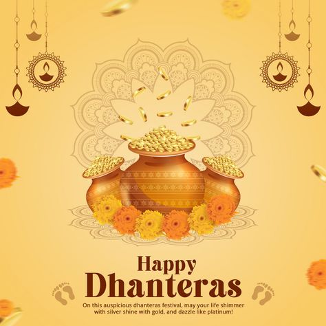 Dhanteras Templates, Dhanteras Social Media Post, Dhanteras Wallpapers, Shubh Dhanteras Wishes, Dhanteras Background, Dhanteras Post, Happy Dhanteras Images, Wishes Background, Dhanteras Wishes