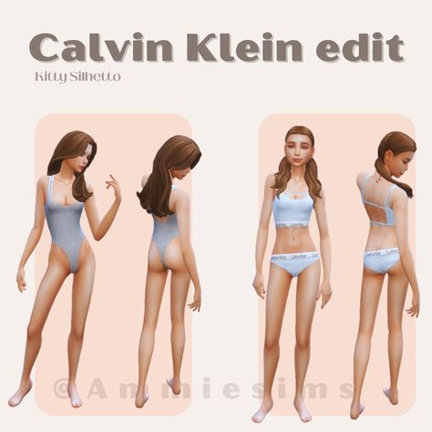 links to the clothing is shared on my tumblr : Ammieplaysthesims #thesims4 #ts4cc #sims4customcontent #sims4 #sims4clothes #sims4mods #simsinspo #simsfemale #aesthetic #sims4photography #simspiration Sims 4 Calvin Klein, Sims 4 Bra And Panty Default Replacement, Sims 4 Photography, Calvin Klein Loungewear, Los Sims, Ts4 Cc, The Sims4, Sims 4 Cc, Sims 4 Custom Content