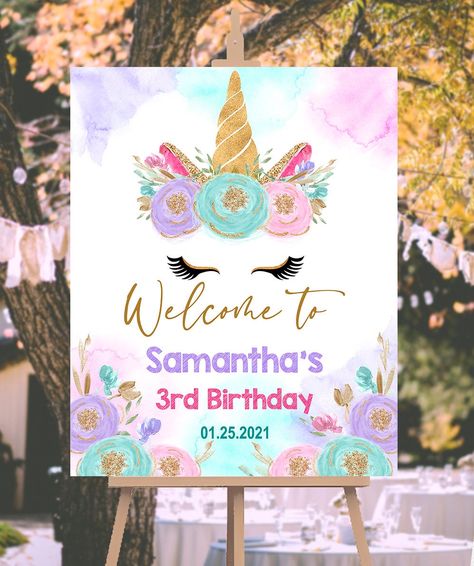 Rainbow Unicorn Party, Unicorn Birthday Invitation, Ideas Para Uñas, Board Party, Unicorn Pictures, Unicorn Birthday Invitations, Happy Birthday Celebration, Elephant Baby Shower Invitations, Birthday Balloon Decorations