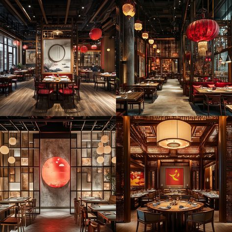 Taiwan Restaurant Design, Chinese Cafe Design, Asian Restaurant Interior Design, Chinese Restaurant Interior Design, Resturant Interior Design, Chinese Restaurant Interior, Yi Sang, Chinese Restaurant Design, Modern Chinese Restaurant