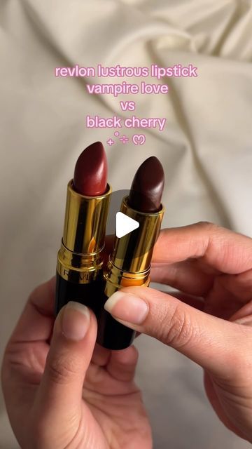 Revlon Vampire Love Lipstick, Revlon Black Cherry Lipstick, Vampire Lipstick, Revlon Black Cherry, Black Cherry Lipstick, Revlon Lipstick, Revlon Makeup, Vampire Love, Evening Makeup