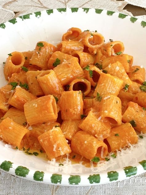 Luxurious Pasta With Vodka Cream Sauce - Proud Italian Cook Stuffed Scallops, Vegetable Torte, Pasta Vodka, Vodka Cream Sauce, Baked Crab, Homemade Ricotta, Winter Vegetable, Vodka Pasta, Pasta Types