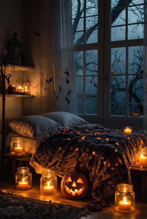 Fall Furniture , Autumn Cozy Fall ,Decor Easy Fall ,
Decor Neutral Fall ,Decor Fall ,Decor Inspiration ,Fall Decor Ideas Haunted Bedroom, Halloween Themed Bedroom, Spooky Bedroom, Bedroom Accents, Fall Apartment Decor, Fall Fireplace Decor, Fall Bathroom Decor, Halloween Bedroom Decor, Ad Inspiration