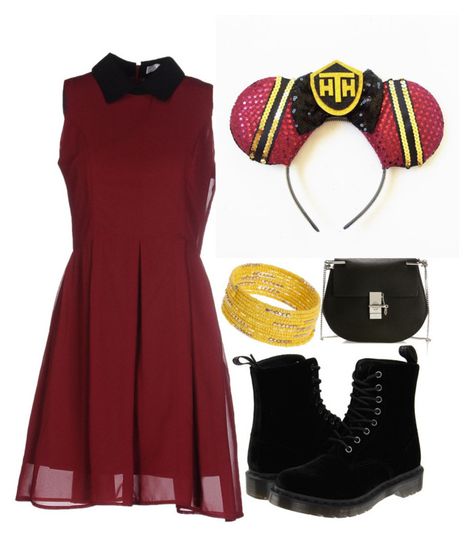 "Tower Of Terror" by bananaramacake ❤ liked on Polyvore featuring ChloÃ©, Dr. Martens, Anonyme Designers and Dorothy Perkins Tower Of Terror Outfit, Tower Of Terror Disneybound, Disneybound Ideas, Disney Bounding, Disney Bound Outfits, Tower Of Terror, Disney Fashion, Accessories Packing, Disney Park