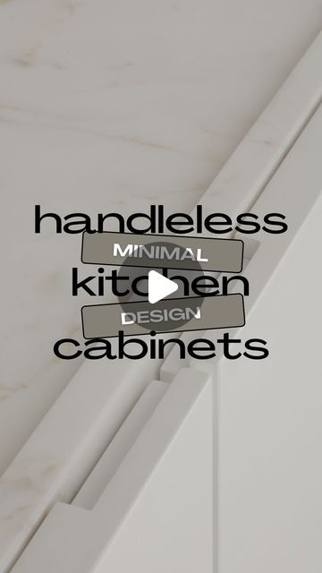 Furniture Factoree on Instagram: "HANDLE-LESS KITCHEN?  5 ways to make your kitchen handleless.   1. G-PROFILES 2. J-PROFILES 3. C-PROFILES 4. OVERLAPS 5. PUSH-TO-OPEN  ✨Follow @furniturefactoree for more interior tips!  #handlelesskitchen #handleless #kitchendesigns #minimalistkitchen #interiordesign   [Handleless kitchen, handless shutters, interior design, modern interiors, minimal kitchen, home design]" G Profile Handles Kitchen, Profile Handles Kitchen, Kitchen Handleless, Kitchen Cabinets Without Handles, Kitchen Without Handles, Handleless Kitchen Cabinets, Kitchen Home Design, Handleless Cabinets, Shutters Interior