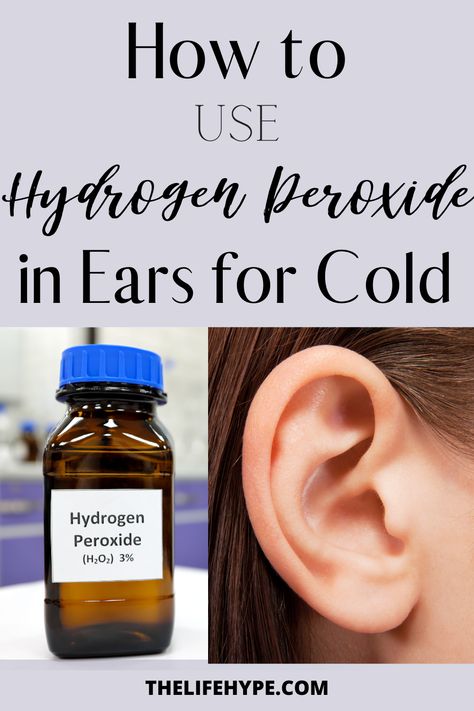 You don't have to spend hundreds of bucks on this remedy since it only involves one ingredient - hydrogen peroxide. So, we will guide you on how to use Hydrogen Peroxide in the ear for cold. Hydrogen Peroxide For Ears, Hydrogen Peroxide In Ears, Peroxide In Ear, Water In Ear, Hydrogen Peroxide Ear, Food Grade Hydrogen Peroxide, H Love, Nail Whitening, Hydrogen Peroxide Uses