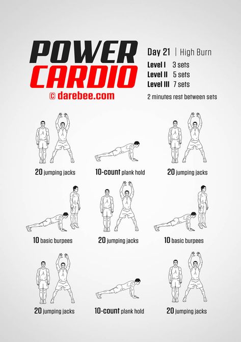 Power Cardio: 30-Day Fitness Program Mens Diet Plan Fat Burning, Cardio Workout Men, Cardio Endurance Workouts, Cardio Home Workout, Cardio Exercises Fat Burning, Aerobics Workout At Home For Beginners, Cardio Workout At Home Fat Burning, Cardio Day Workout Gym, Workout Cardio At Home