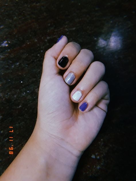 Ace Pride Nails, Aroace Nails, Asexual Nails, Ace Nails, Pride Nail Art, Pride Nail, Ace Pride, Asexual Pride, Fun Clothes