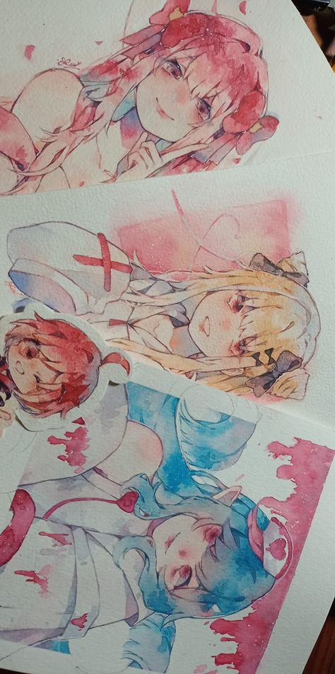 Manga Watercolor, Arte Sketchbook, Anime Drawings Tutorials, Watercolor Drawing, Sketchbook Art Inspiration, Art Anime, Cool Art Drawings, Anime Sketch, Art Inspiration Drawing