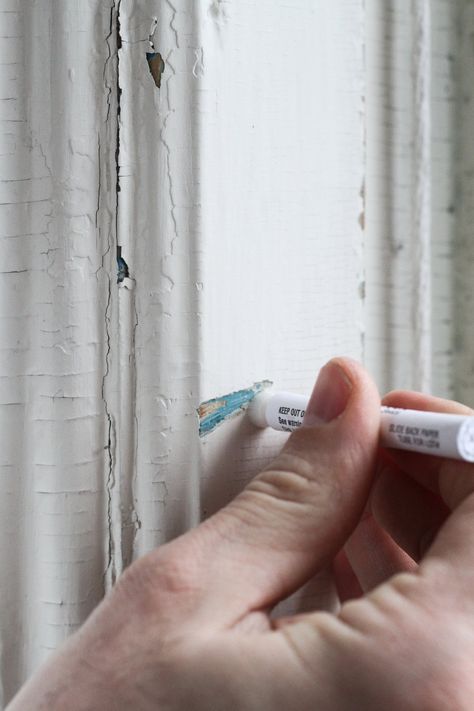 Lead paint is nasty stuff. If you live in a home built before 1978, it's very likely that layers of lead paint lurk on the windowsills, trim around the doorway, or walls. Not knowing if you have it in your home is scary — especially if you are pregnant or have children — so it's worth finding out. Inexpensive kits are widely available, and testing is easy, so fork over the $10, be the responsible human you are, and put your mind to ease. Painting Over Lead Based Paint, Cleaning Flat Paint Walls, Touch Up Paint On Walls Tips, How To Fix Paint Mistakes On Walls, How To Remove Lead Paint Safely, Tiny Fridge, Rose Plant Care, Lead Paint, Apartment Makeover