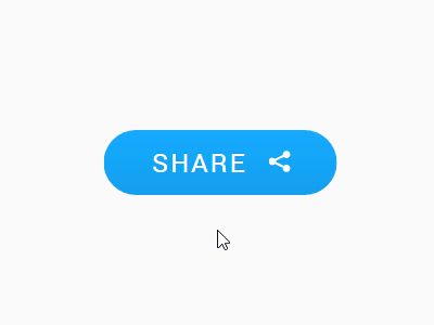 Animation made with code. You can view a smoother effect on Codepen  ·············································· Twitter · Codepen · Linkedin Ui Buttons, Best Ui Design, Ui Animation, Intro Youtube, Share Button, Share Icon, Daily Ui, Cartoon Character Pictures, Neon Wallpaper