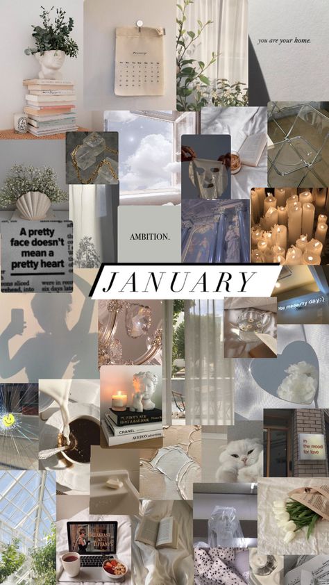 white beige aesthetic calender 2021 january selfmade collage wallpaper Iphone Wallpaper Aesthetic January, Wallpaper Backgrounds For January, New Year Collage Wallpaper, Winter Wallpapers Aesthetic January, Monthly Aesthetic Wallpaper, Calender Aesthetic January 2024, Cute January Wallpapers Aesthetic, January Themed Wallpaper, Janurary Wallpaper