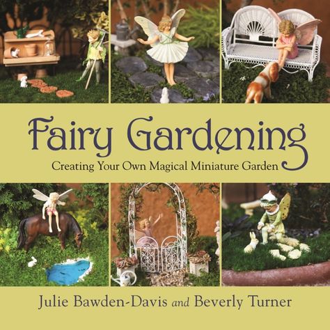 Fairy Gardening Fairy Houses Kids, Miniature Garden Design, Miniature Garden Decor, Fairy Garden Containers, Fairy Garden Plants, Fairy Garden Furniture, Fairy Furniture, Fairy Garden Supplies, Gardening Books