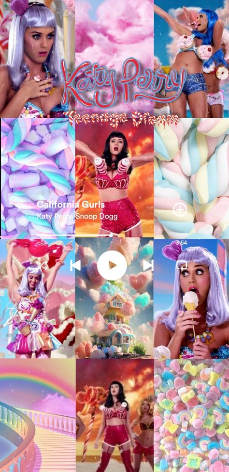 Katy Perry - California Gurls (feat. Snoop Dogg) California Gurls Katy Perry Music Video, California Gurls Katy Aesthetic, Katy Perry California Girls Costume, Katy Perry Birthday Party, Katy Perry Concert Outfits, California Girls Katy Perry, California Gurls Katy, Katy Perry California Girls, Katy Perry Music Video