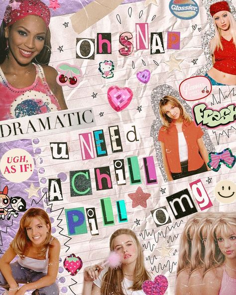 MOODS OF NATALIE 💖 on Instagram: #colorfulnatalie #throwback #collage #collageart #moodboard #instaedits #wallpaper #iphonewallpaper #throwback #throwbacks #britneyspears #90s #90saesthetic #beyonce #girly 90s Scrapbook, Y2k Scrapbook, Clueless Wallpaper, Y2k Collage, Wallpaper Iphonewallpaper, Journal Aesthetic, Arte Sketchbook, Photo Wall Collage, Collage Design