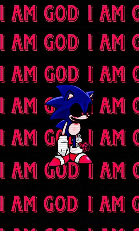 Sonic Exe Wallpaper, Images For Valentines Day, Sonic Exe, Sonic Heroes, I Am God, Sonic Characters, Creepypasta Characters, Hedgehog Art, Sonic Art