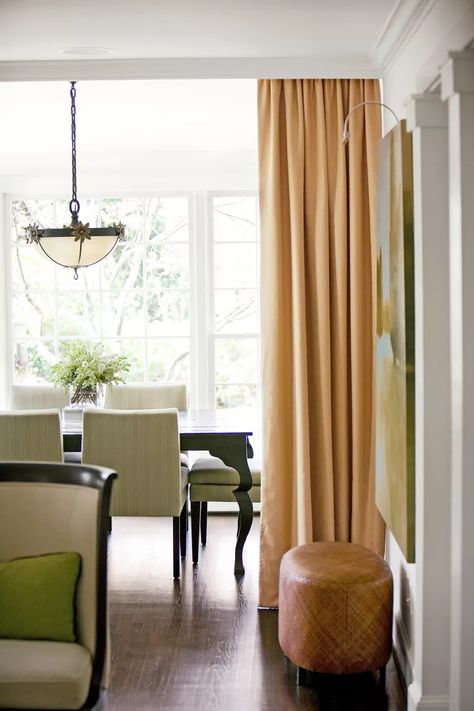 31 Creative Room Divider Ideas for Small Spaces Narrow Room Divider, Open Room Divider Ideas, Bedroom Separator Ideas Wall Dividers, Diy Privacy Curtains Room Dividers, Privacy Curtain Ideas Living Room, How To Divide A Room With Paint Wall Colors, Fabric Room Dividers Hanging, Diy Wall Divider Ideas, Room Separator Ideas Hang Curtains